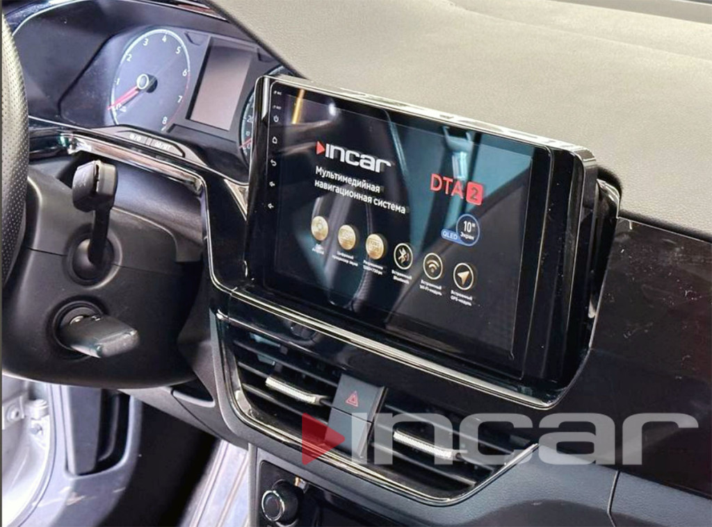 Рамка для UMS  VW Polo, SKODA Rapid  2020,10" (тип2)