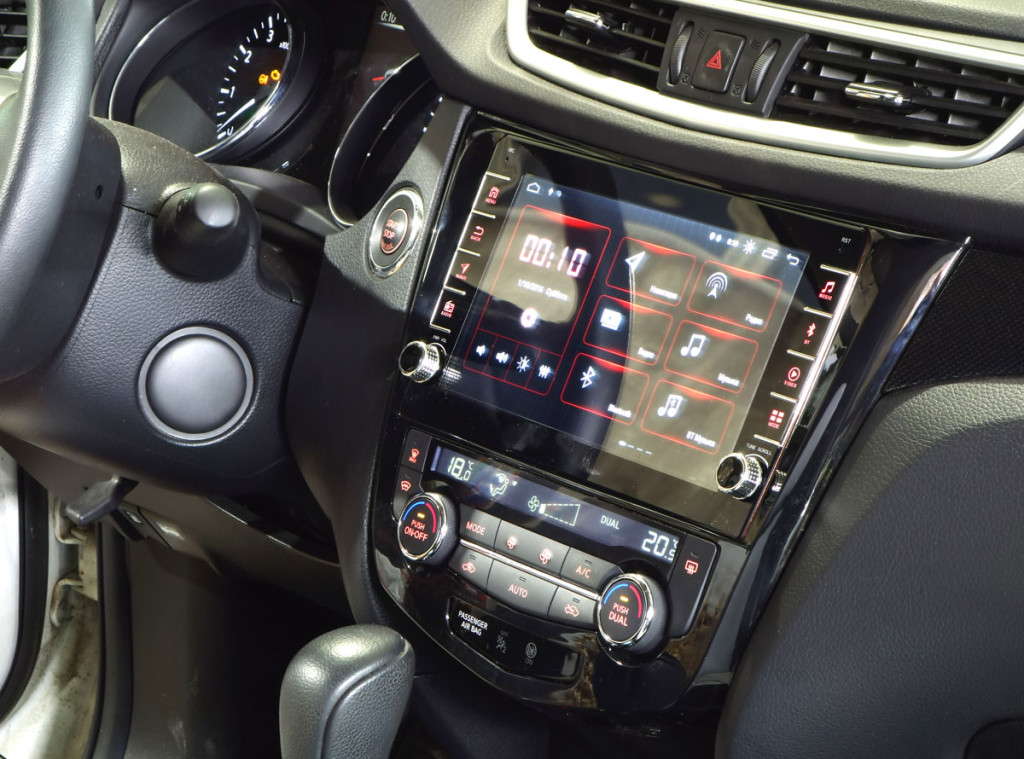 Рамка для UMS  NISSAN X-Trail III 2014-2022, Qashqai 2014-2024 (Auto AC), 10"