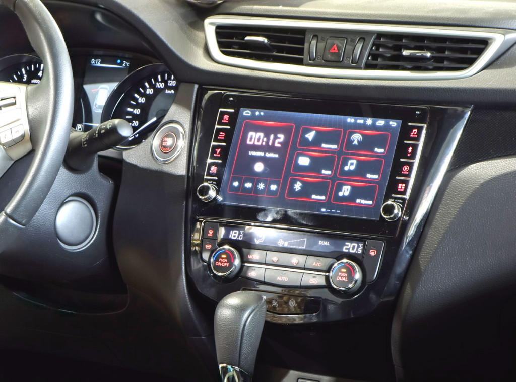 Рамка для UMS  NISSAN X-Trail III 2014-2022, Qashqai 2014-2024 (Auto AC), 10"