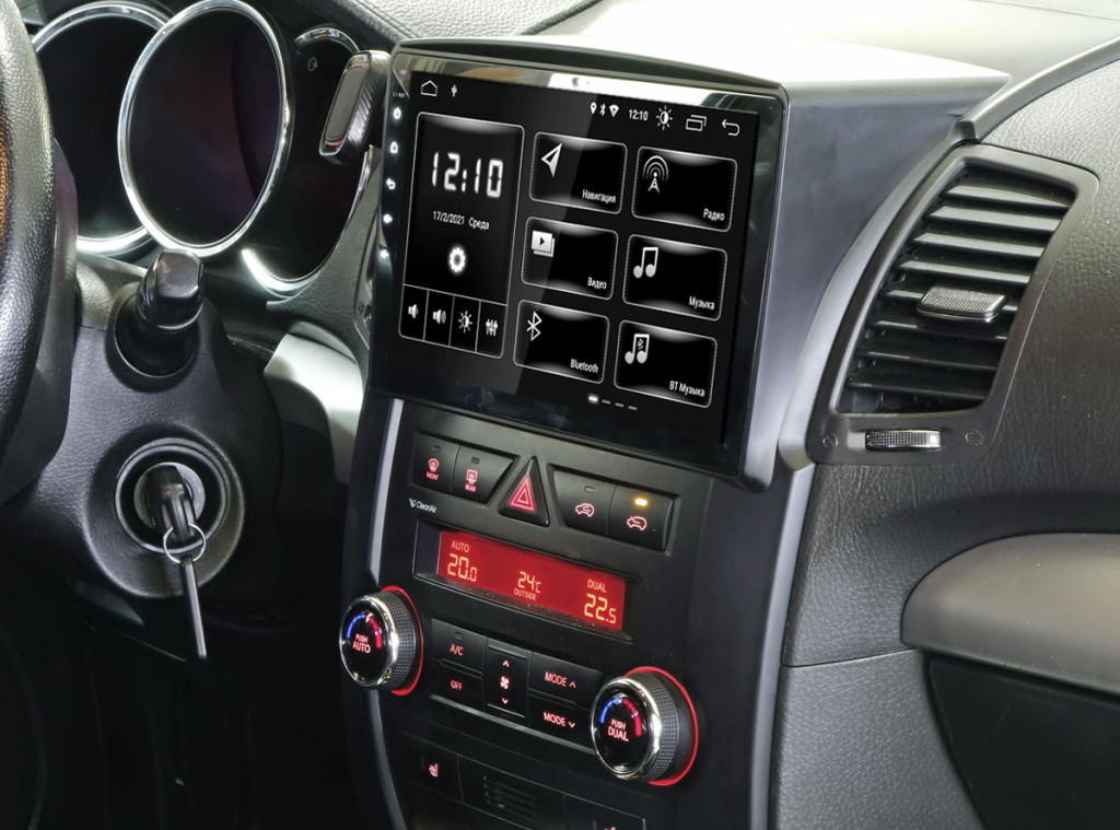 Рамка для UMS  KIA Sorento 2009-2012, 10" (Auto AC)