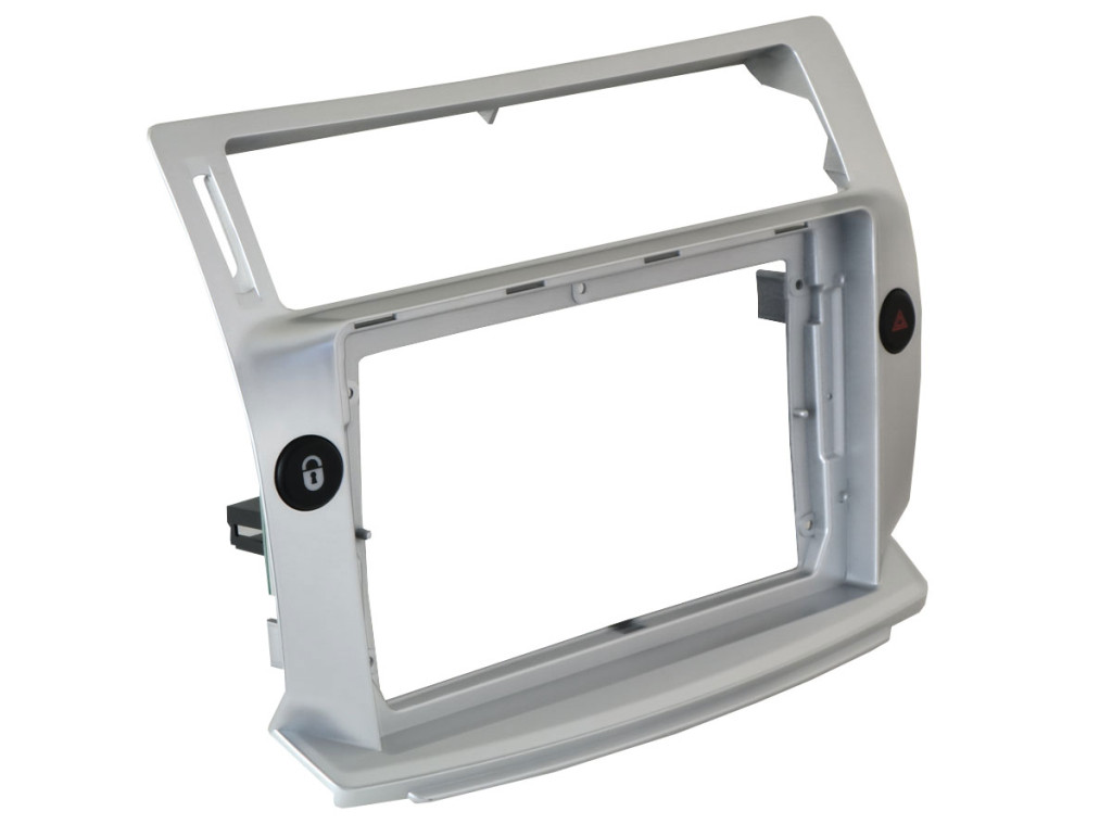 Рамка для UMS  CITROEN C4 2004-2009, 9" SILVER