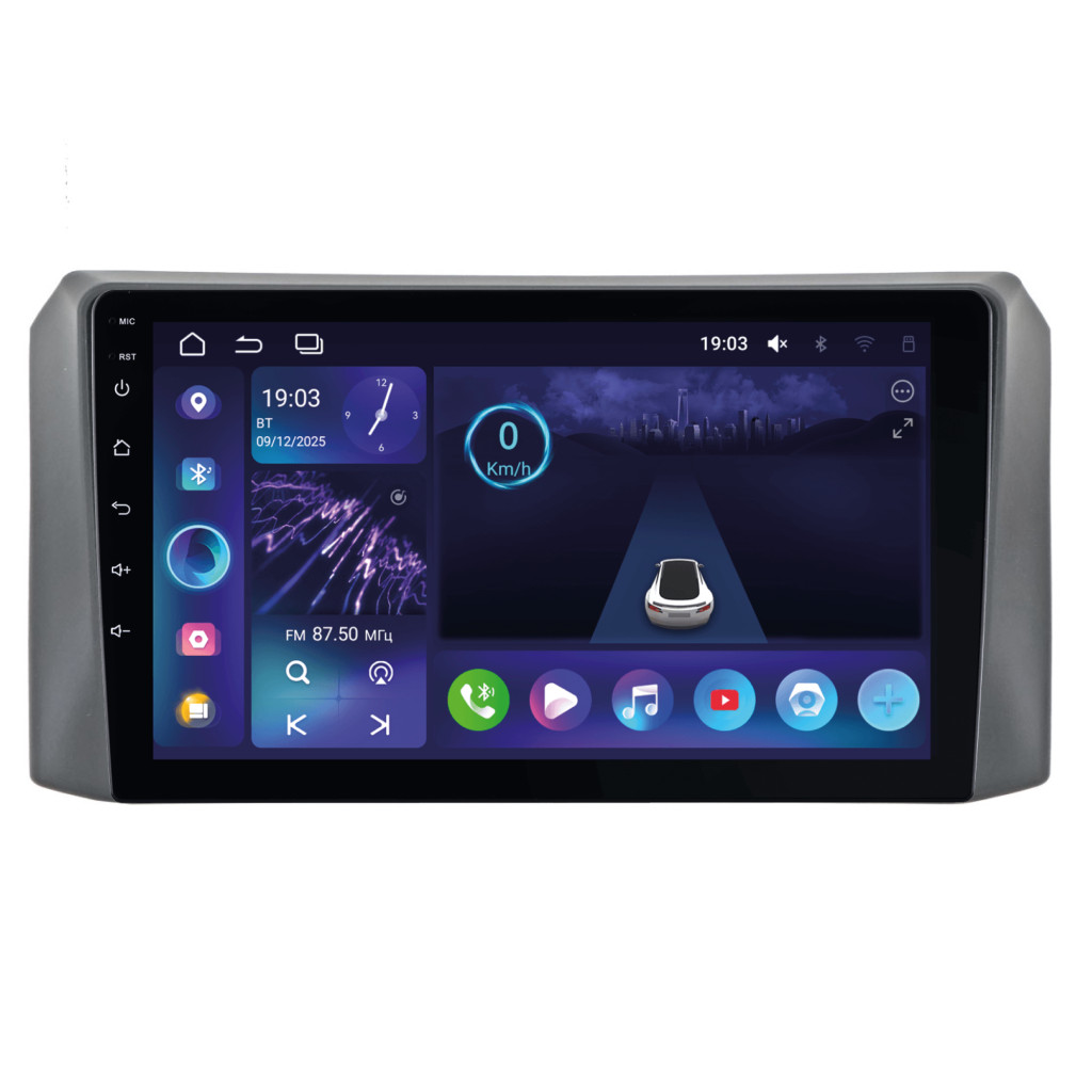 ШГУ UAZ Patriot 16+ без магн. (Incar ARN-4401-4 Lite) Android 14, 4-64Gb, 9" IPS,1280*720, DSP, FAN, wi-fi, BT
