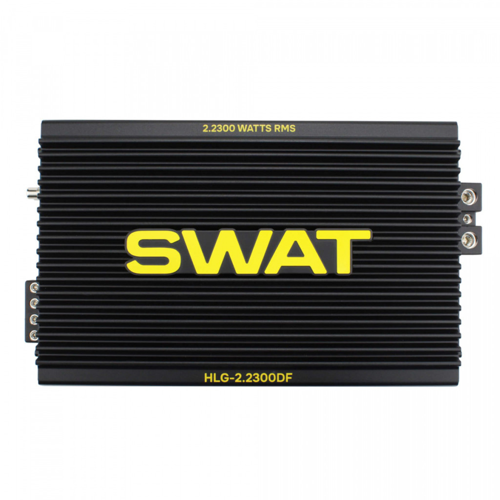 SWAT HLG-2.2300DF/ Усилитель цифровой, широкополосный,  2*2300 Вт (class D)/