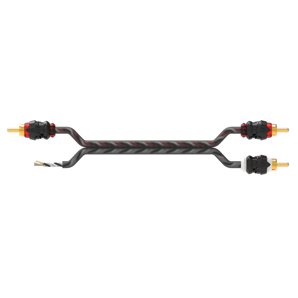 Tonemix ATK-210 межблочный кабель 2RCA-2RCA, 1.0 метр, витая пара, 1 экран, медь