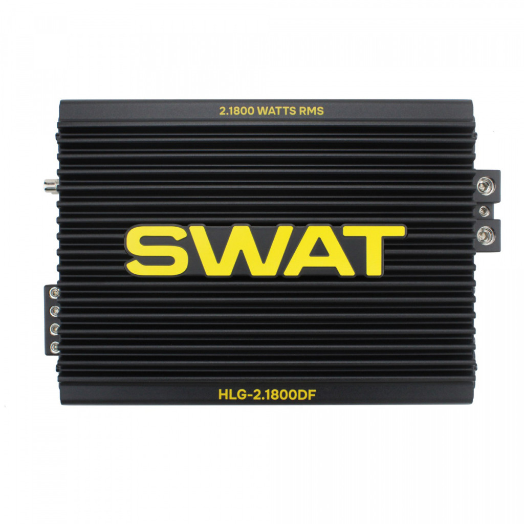 SWAT HLG-2.1800DF/ Усилитель цифровой, широкополосный,  2*1500 Вт (class D)/
