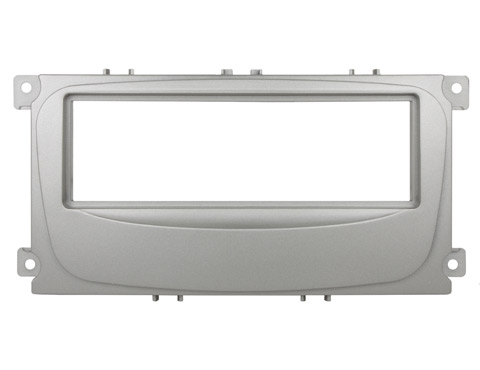 Рамка  FORD Focus2sony,Mondeo 07-13,S-Max 1din silver