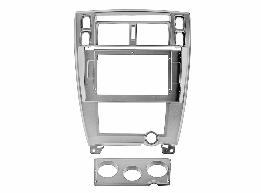 Рамка для UMS  HYUNDAI Tucson 2004-2010 SILVER, 10"