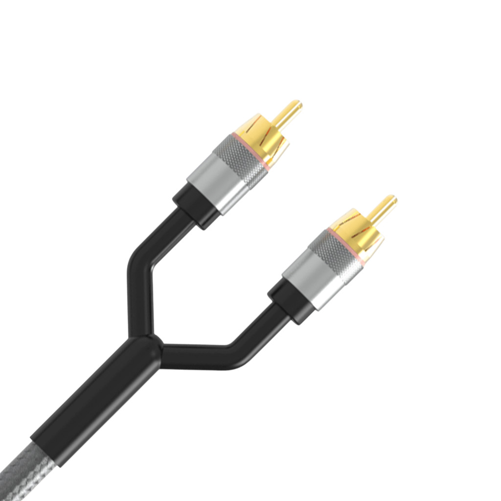 Tonemix ICN-230 межблочный кабель 2RCA-2RCA, 3.0 метра, витая пара, 3 экрана, медь