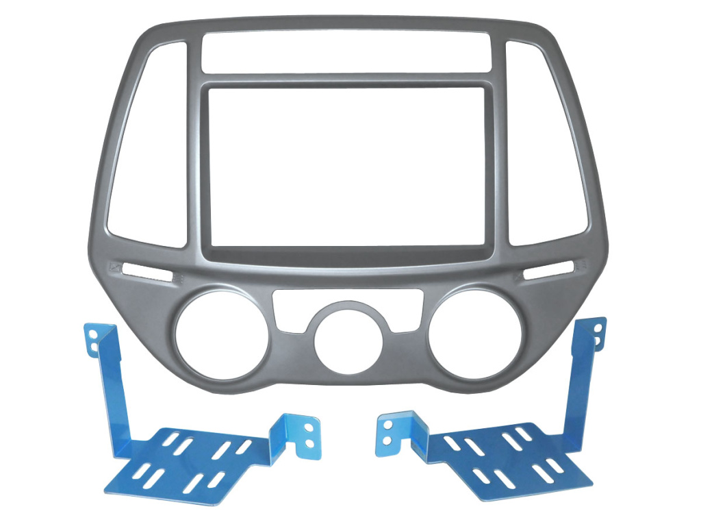 Рамка  HYUNDAI i-20 2012-14 (Manual AC) 2din (крепеж) 