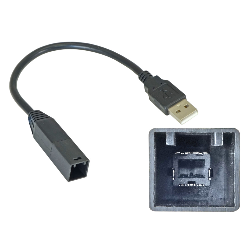USB-переходник TOYOTA 2012-2019 для подключения магнитолы INCAR к штатному разъему USB