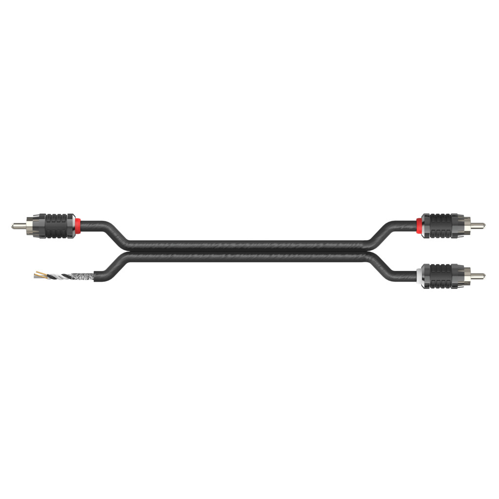 Tonemix SYNT-210 межблочный кабель 2RCA-2RCA, 1.0 метр, витая пара, 2 экрана, медь