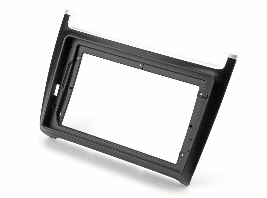 Рамка для UMS  VW Polo 2014-2019 BLACK, 9"